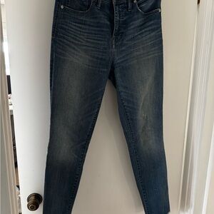Madewell 10” High-Rise Skinny Jean with Scalloped hem